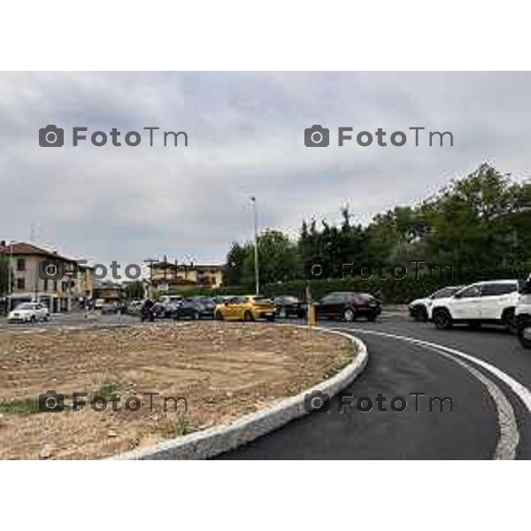 Foto Manzoni Tiziano/LaPresse 8-8-2023Bergamo Italia - Cronaca - Bergamo Bergamo fine prima parte lavori Ponte Secco