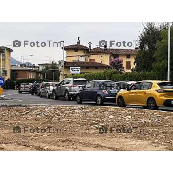 Foto Manzoni Tiziano/LaPresse 8-8-2023Bergamo Italia - Cronaca - Bergamo Bergamo fine prima parte lavori Ponte Secco