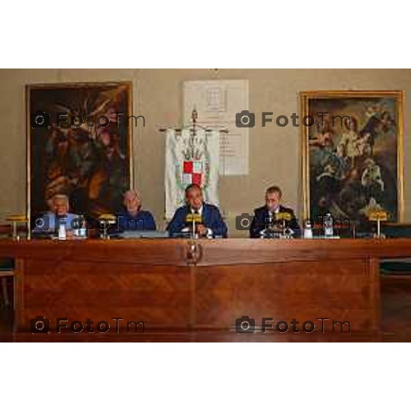 Foto Manzoni Tiziano/LaPresse 10-8-2023Bergamo Italia - Cronaca - accordo Atalanta e Comune per gioco su campo di Caravaggio