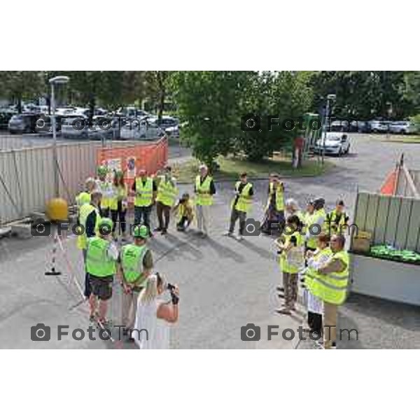 Foto Manzoni Tiziano/LaPresse 11-8-2023B ergamo Italia - Cronaca - Treviglio Sopralluogo Ospedale di Comunità Assessore Terzi Cludia