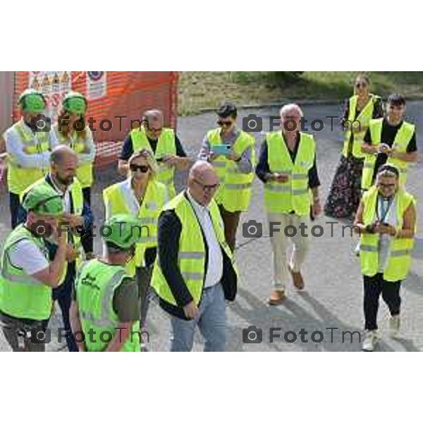 Foto Manzoni Tiziano/LaPresse 11-8-2023B ergamo Italia - Cronaca - Treviglio Sopralluogo Ospedale di Comunità Assessore Terzi Cludia