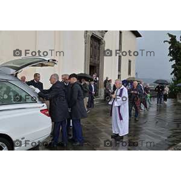 Tiziano Manzoni/LaPresse 28-08- 2023 Bergamo, Italia Cronaca Bergamo Mapello BG Funerale Stefania Rota