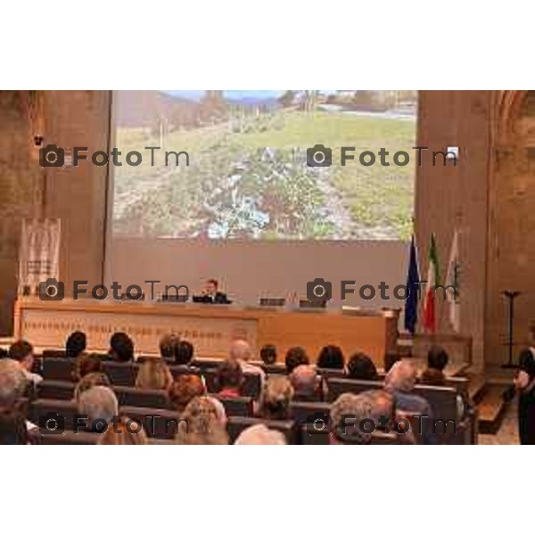 Tiziano Manzoni/LaPresse 5-9- 2023 Bergamo, Italia Cronaca Bergamo rassegna Molte Fedi 2023 ospite lo scienziato del clima e divulgatore scientifico Luca Mercalli