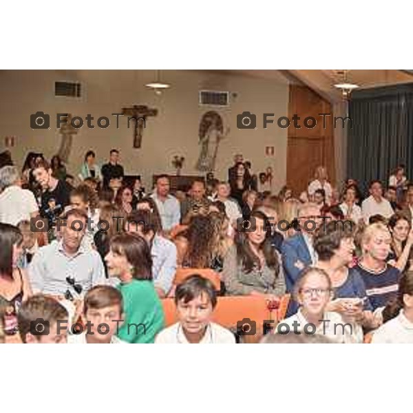 Tiziano Manzoni/LaPresse 6-09- 2023 Bergamo, Italia Cronaca Bergamo inaugurazione Campus scolastico BBSchool: