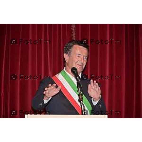 Tiziano Manzoni/LaPresse 6-09- 2023 Bergamo, Italia Cronaca Bergamo inaugurazione Campus scolastico BBSchool: