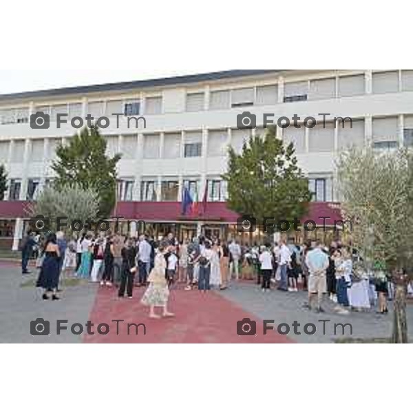 Tiziano Manzoni/LaPresse 6-09- 2023 Bergamo, Italia Cronaca Bergamo inaugurazione Campus scolastico BBSchool: