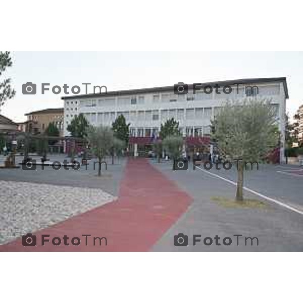 Tiziano Manzoni/LaPresse 6-09- 2023 Bergamo, Italia Cronaca Bergamo inaugurazione Campus scolastico BBSchool: