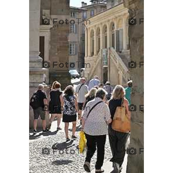 Foto Manzoni Tiziano/LaPresse 7-9-2023 Bergamo città alta 2023 settembre