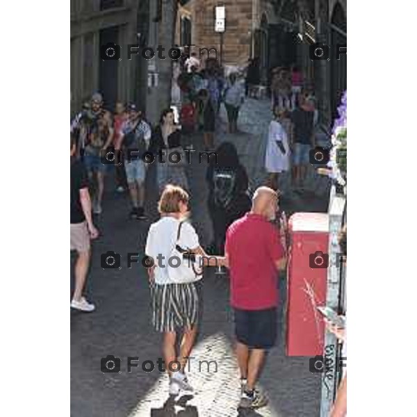 Foto Manzoni Tiziano/LaPresse 7-9-2023 Bergamo città alta 2023 settembre