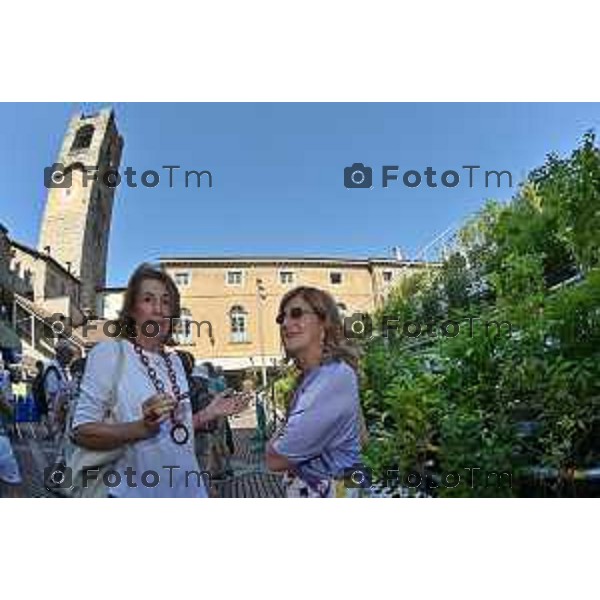 Foto Manzoni Tiziano/LaPresse 7-9-2023Bergamo Italia - Cronaca - Bergamo XIII edizione di Landscape Festival festival internazionale Paesaggio per un futuro sostenibile,