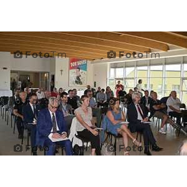 Foto Manzoni Tiziano/LaPresse 08-09-2023Bergamo Italia - Cronaca - Bergamo Grassobbio presentazione del L\'Istituto delle Professioni Aeronautiche "Lindbergh Aviation Academy"