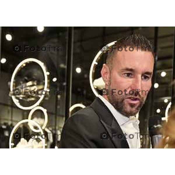 Tiziano Manzoni/LaPresse 14-09- 2023 Bergamo, Italia Cronaca Bergamo Orio al Serio Oriocenter inaugurazione di PLEIN SPORT, il primo punto vendita in Italia del brand sportivo lo stilista Philipp Plein