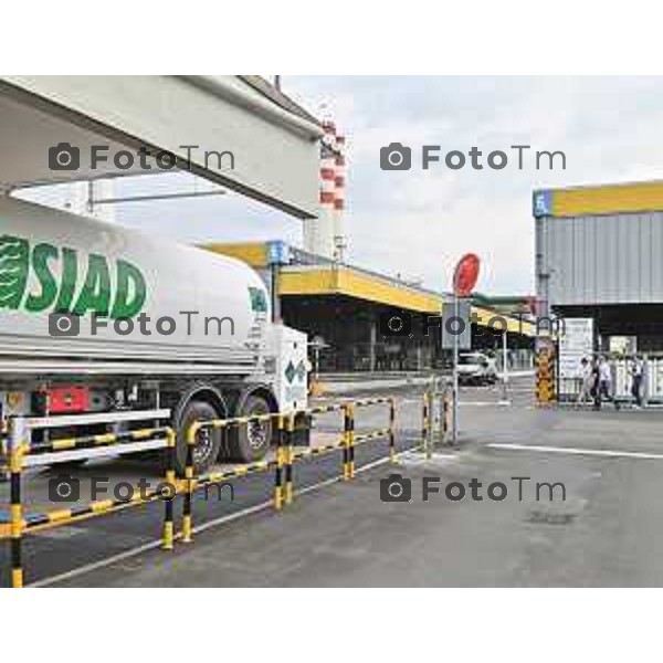 Foto Manzoni Tiziano/LaPresse 18-09 -2023 Bergamo Italia - Cronaca - Osio Sopra (Bg) Gruppo SIAD: inaugurazione laboratorio Distretto Gas della Vita -