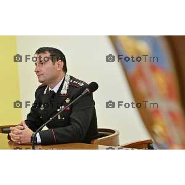 Foto Manzoni Tiziano/LaPresse 19-9-2023Bergamo Italia - Cronaca -Bergamo Nuovo comandante provinciale dei carabinieri Salvatore Sauco