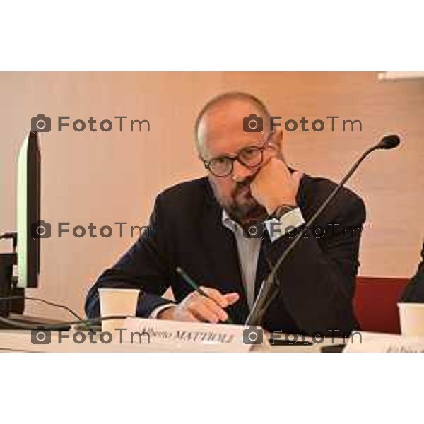 Tiziano Manzoni/LaPresse 19-09- 2023 Bergamo, Italia Cronaca Bergamo “Raffa in the Sky” due conversazioni a cura dell’Università Cattolica del Sacro Cuore di Milano in collaborazione con l’Università di Bergamo