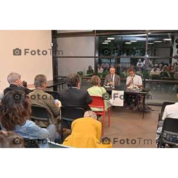 Tiziano Manzoni/LaPresse 20-09- 2023 Bergamo, Italia Cronaca Bergamo.Insieme organizza un momento di riflessione con il Prof. Carlo Cottarelli