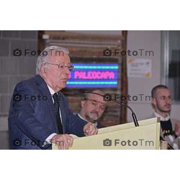 Foto Manzoni Tiziano/LaPresse 22--09-2023Bergamo Italia - Cronaca - Bergamo fisico e inventore di fama mondiale Federico Faggin, studenti e appassionati all’I.T.I.S. Pietro Paleocapa