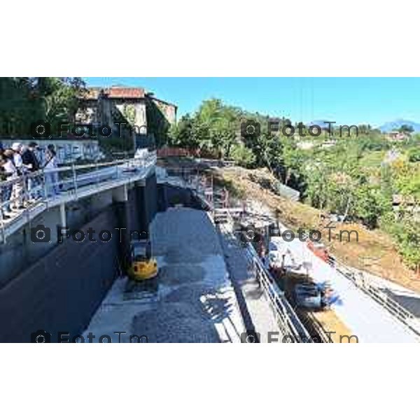 Foto Manzoni Tiziano/LaPresse 25-9-2023Bergamo Italia - Cronaca - Bergamo Parking Fara cantiere e belvedere