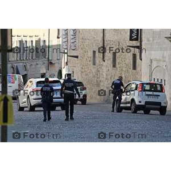 Foto Manzoni Tiziano/LaPresse 28-9-2023 Bergamo Italia - Cronaca - Accademia Carraravigili polizia locale controlli multe