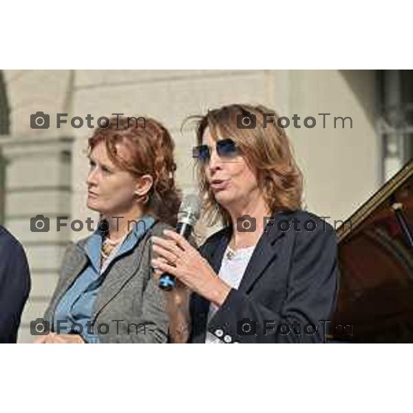 Foto Manzoni Tiziano/LaPresse 28-9-2023 Bergamo Italia - Cronaca - Accademia Carrara invita all\'anteprima stampa del terzo e ultimo progetto espositivo pensato per l\'anno di Bergamo Brescia Capitale della Cultura attraverso un on omaggio alla pittura, Tutta in voi la luce mia. Pittura di storia e melodramma allestimento straordinario che trasforma la Carrara in un teatro, viene messa in scena l\'epoca che rese l’Italia famosa in Europa e nel mondo, con protagonisti come Gioachino Rossini, Gaetano Donizetti, Vincenzo Bellini e Giuseppe Verdi, le loro composizioni, i teatri, gli incontri.