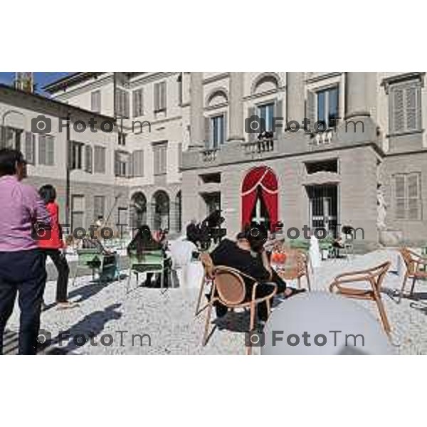 Foto Manzoni Tiziano/LaPresse 28-9-2023 Bergamo Italia - Cronaca - Accademia Carrara invita all\'anteprima stampa del terzo e ultimo progetto espositivo pensato per l\'anno di Bergamo Brescia Capitale della Cultura attraverso un on omaggio alla pittura, Tutta in voi la luce mia. Pittura di storia e melodramma allestimento straordinario che trasforma la Carrara in un teatro, viene messa in scena l\'epoca che rese l’Italia famosa in Europa e nel mondo, con protagonisti come Gioachino Rossini, Gaetano Donizetti, Vincenzo Bellini e Giuseppe Verdi, le loro composizioni, i teatri, gli incontri.