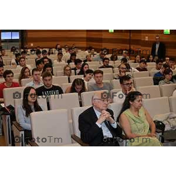 Tiziano Manzoni/LaPresse 3-10- 2023 Bergamo, Italia Cronaca Bergamo Bergamo Elsa Fornero università di Bg