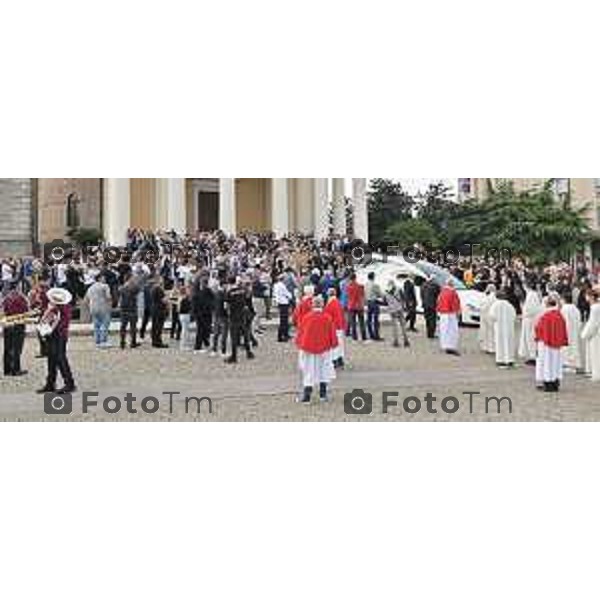 Foto Manzoni Tiziano/LaPresse 4-10- 2023Bergamo Italia - Cronaca -Ghisalba funerale di Diego Sangalli morto in montagna