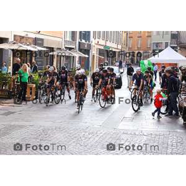 Foto Tommaso Berardi for Manzoni/LaPresse 6/10/23 Bergamo Italia - Cronaca - Bike Tour Fibrosi Cistica