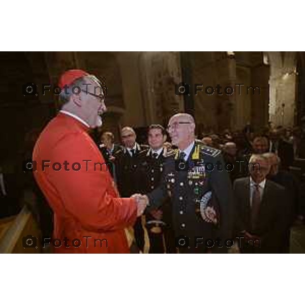 Foto Manzoni Tiziano/LaPresse 7-10-2023Bergamo Italia - Cronaca - Sindaco di Bergamo Giorgio Gori e il Presidente del Consiglio comunale Ferruccio Rota Consiglio comunale straordinario per il conferimento della Cittadinanza Onoraria "Giovanni XXIII" a S.B. Pierbattista Pizzaballa Patriarca di Gerusalemme e dei Latini