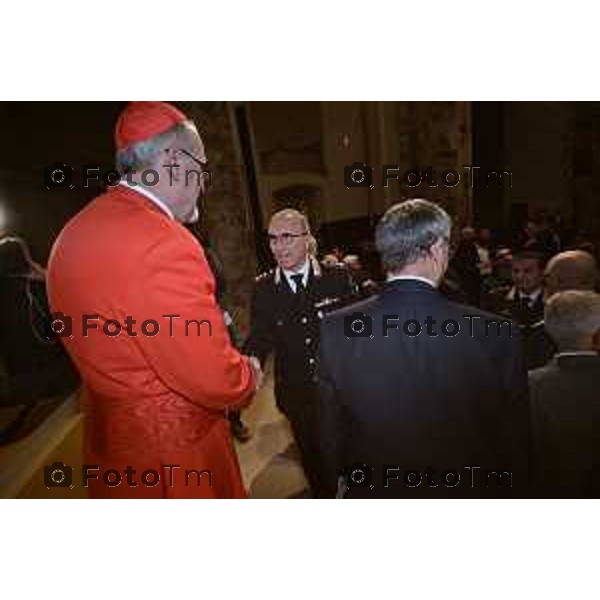 Foto Manzoni Tiziano/LaPresse 7-10-2023Bergamo Italia - Cronaca - Sindaco di Bergamo Giorgio Gori e il Presidente del Consiglio comunale Ferruccio Rota Consiglio comunale straordinario per il conferimento della Cittadinanza Onoraria "Giovanni XXIII" a S.B. Pierbattista Pizzaballa Patriarca di Gerusalemme e dei Latini