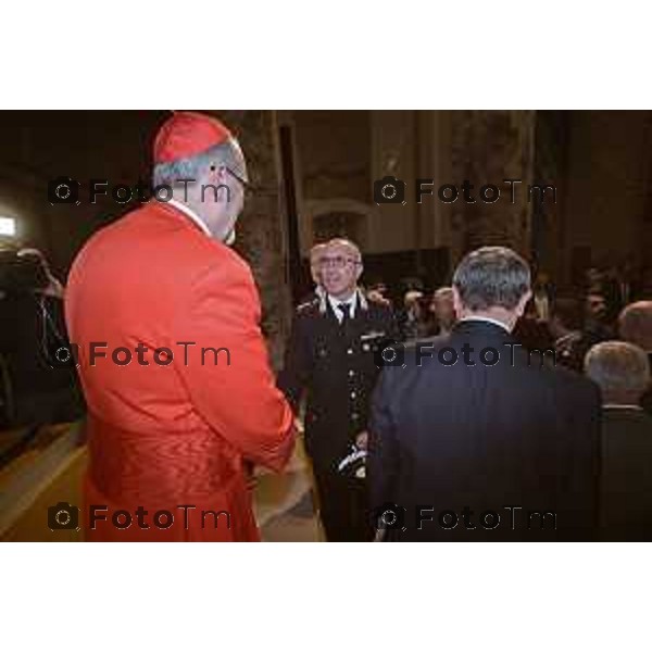 Foto Manzoni Tiziano/LaPresse 7-10-2023Bergamo Italia - Cronaca - Sindaco di Bergamo Giorgio Gori e il Presidente del Consiglio comunale Ferruccio Rota Consiglio comunale straordinario per il conferimento della Cittadinanza Onoraria "Giovanni XXIII" a S.B. Pierbattista Pizzaballa Patriarca di Gerusalemme e dei Latini