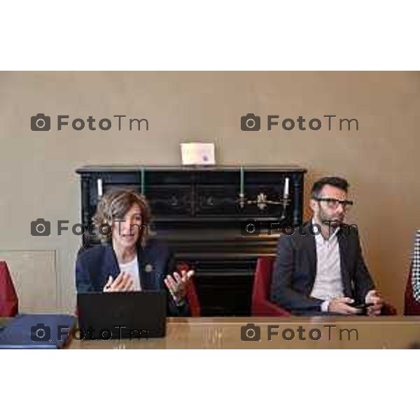 Foto Manzoni Tiziano/LaPresse 16-10-2023Bergamo Italia - Cronaca - Bergamo Presentazione del Bilancio di Sostenibilità di Confindustrial Teatro Donizetti