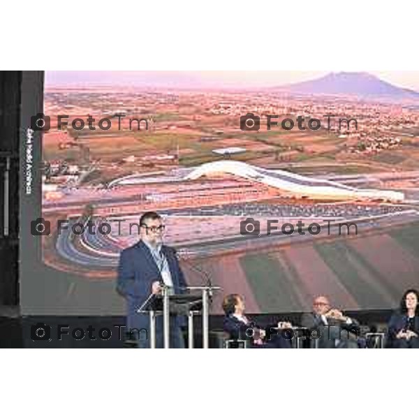 Tiziano Manzoni/LaPresse 19-10- 2023 Bergamo, Italia Cronaca convegno promosso da DomusAir “AIRPORTS INSPIRE CITIES. L’AEROPORTO: DA INCUBATORE DI TECNOLOGIA A MODELLO PER LO SVILUPPO URBANO”, Cristiano Ceccato de Sabata