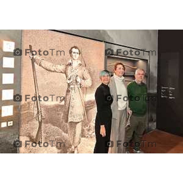 Foto Manzoni Tiziano/LaPresse 24-10-2023 Bergamo Italia- Cronaca Bergamo Il sogno di un Nuovo Mondo Mostra BG BS Capitale Cultura al Museo di Scienze Costantino Beltrami