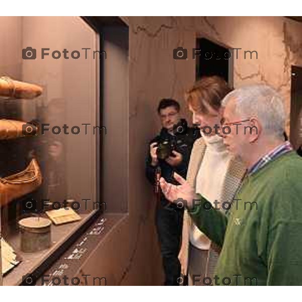 Foto Manzoni Tiziano/LaPresse 24-10-2023 Bergamo Italia- Cronaca Bergamo Il sogno di un Nuovo Mondo Mostra BG BS Capitale Cultura al Museo di Scienze Costantino Beltrami