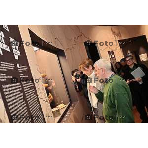 Foto Manzoni Tiziano/LaPresse 24-10-2023 Bergamo Italia- Cronaca Bergamo Il sogno di un Nuovo Mondo Mostra BG BS Capitale Cultura al Museo di Scienze Costantino Beltrami