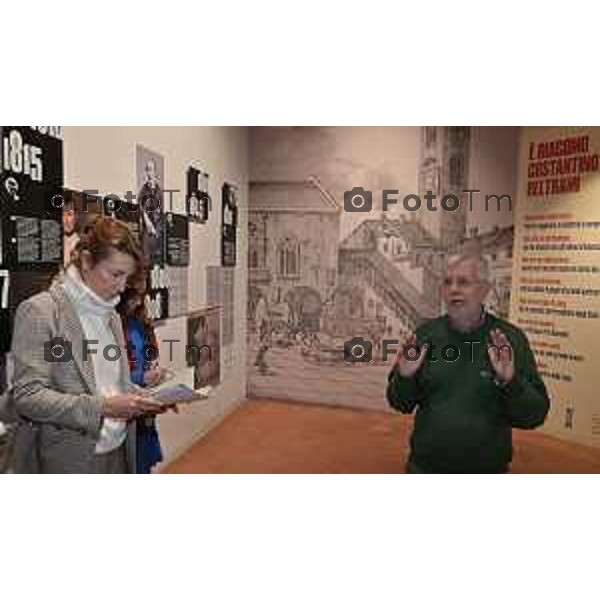 Foto Manzoni Tiziano/LaPresse 24-10-2023 Bergamo Italia- Cronaca Bergamo Il sogno di un Nuovo Mondo Mostra BG BS Capitale Cultura al Museo di Scienze Costantino Beltrami