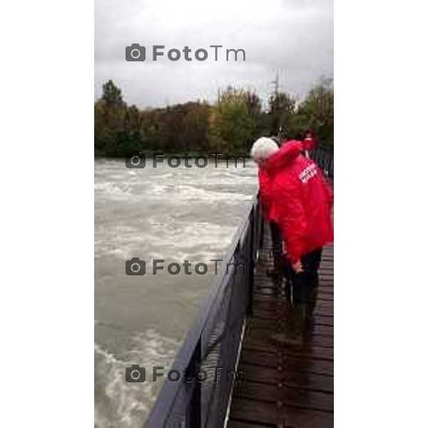 Tiziano Manzoni/LaPresse 2-11- 2023 Bergamo, Italia Cronaca sommozzatori treviglio sopraluogo fiume adda +