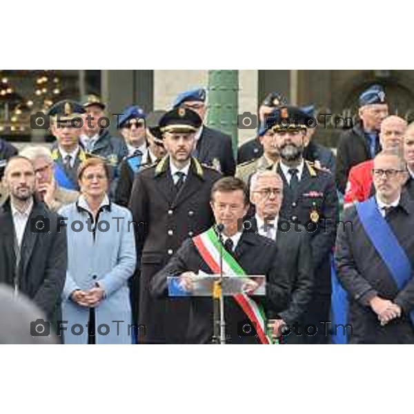 Bergamo 4 novembre giornata dell’Unità nazionale e delle Forze armate celebrazioni 