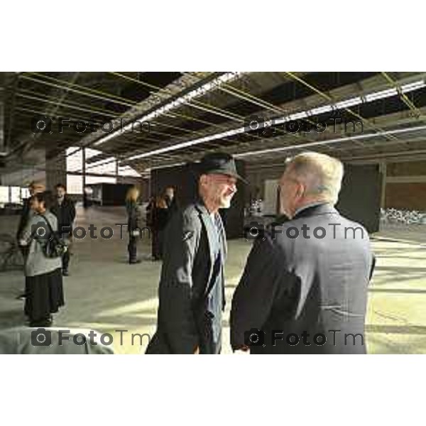 Foto Manzoni Tiziano/LaPresse 7-11-2023 Bergamo Italia- Cronaca Bergamo gBergamo gres art 671: un nuovo centro d’arte e cultura nato nell’ambito di un importante progetto di rigenerazione urbana﻿﻿Architetto Mauro Piantelli: gli esterni.