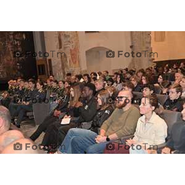 Tiziano Manzoni/LaPresse 14-11- 2023 Bergamo, Italia Cronaca Bergamo Università, sport e città: l\'evento del CUS Bergamo con i campioni dell\'atletica leggera Bongiorni, Pavese, Rigali e Tortu