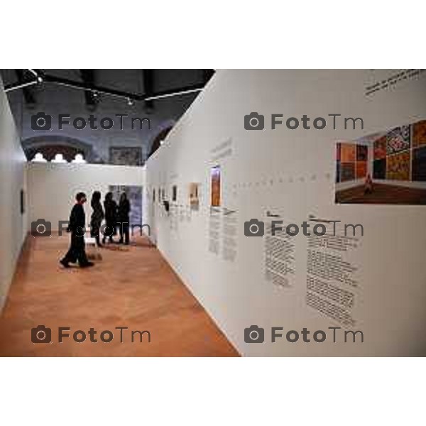 Foto Manzoni Tiziano/LaPresse 16-11-2023 Bergamo Italia- Cronaca Bergamo presentazione mostra YAYOI KUSAMA. INFINITO PRESENTE