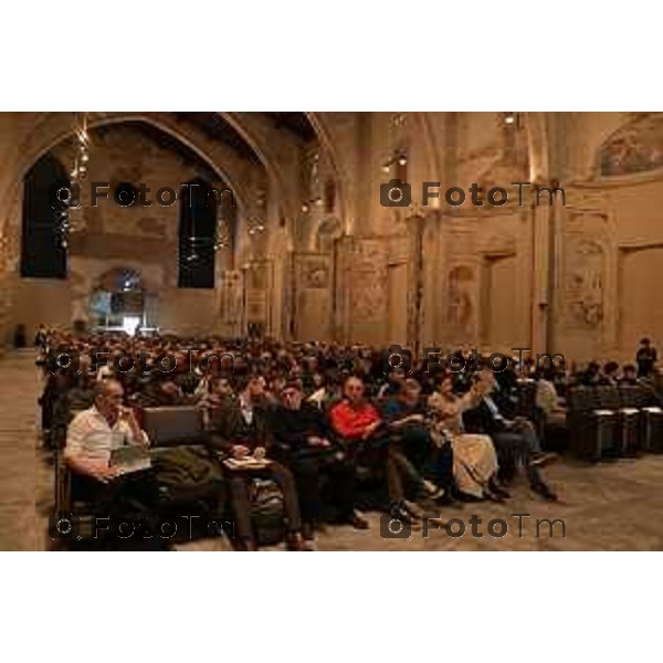 Foto Manzoni Tiziano/LaPresse 18-11-2023 Bergamo Italia- Cronaca Orhan Pamuk, scrittore premio Nobel per la letteratura nel 2006.