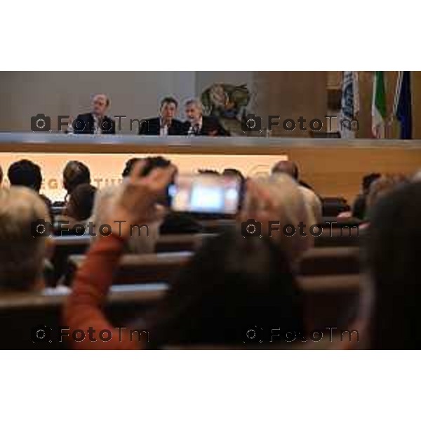 Foto Manzoni Tiziano/LaPresse 18-11-2023 Bergamo Italia- Cronaca Orhan Pamuk, scrittore premio Nobel per la letteratura nel 2006.