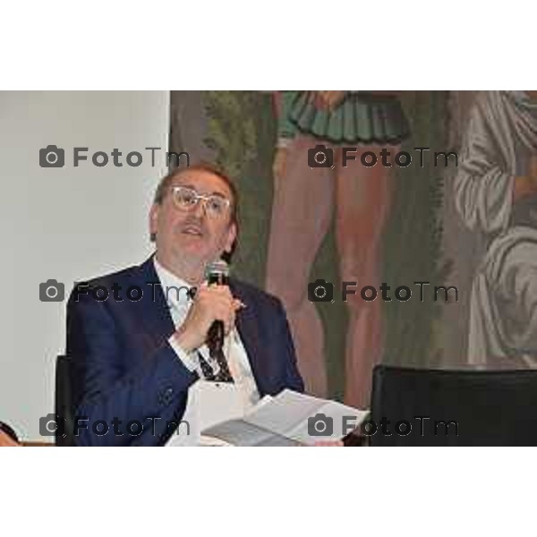 Foto Manzoni Tiziano/LaPresse 23-11-2023 Bergamo Italia- Cronaca Orhan Bergamo convegno confocommercio impresa italia innovazione impresa culturale Carlo Fontana, Presidente Impresa Cultura Italia Confcommercio Carlo Massoletti, Presidente di Confcommercio Brescia