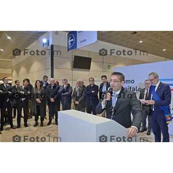 Foto Manzoni Tiziano/LaPresse 24-11-2023 Bergamo Italia- Cronaca Orhan Bergamo Apertura Fiera orientamento