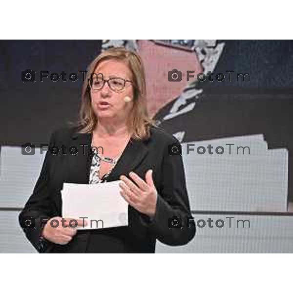 Foto Manzoni Tiziano/LaPresse 24-11-2023 Bergamo Italia- Cronaca Orhan Bergamo Apertura Fiera orientamento e Stati Generali della scuola digitale 2023 Paola Frassinetti, Sottosegretario al Ministero dell’Istruzione e del Merito