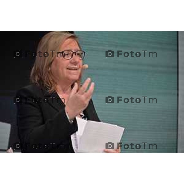 Foto Manzoni Tiziano/LaPresse 24-11-2023 Bergamo Italia- Cronaca Orhan Bergamo Apertura Fiera orientamento e Stati Generali della scuola digitale 2023 Paola Frassinetti, Sottosegretario al Ministero dell’Istruzione e del Merito