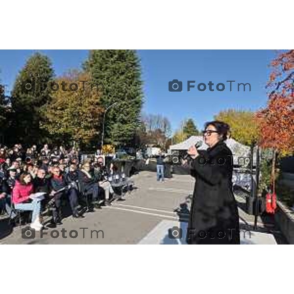 Foto Manzoni Tiziano/LaPresse 25-11-2023 Bergamo Italia- Cronaca Orhan l\'ampliamento de “La Casa di Leo”, una struttura di housing per l\'accoglienza dei pazienti pediatrici, con patologie gravi in cura presso l\'Ospedale Papa Giovanni XXIII, Susanna Berlendis e Michele Morghen,