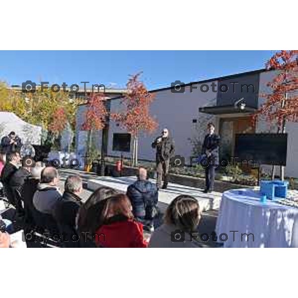 Foto Manzoni Tiziano/LaPresse 25-11-2023 Bergamo Italia- Cronaca Orhan l\'ampliamento de “La Casa di Leo”, una struttura di housing per l\'accoglienza dei pazienti pediatrici, con patologie gravi in cura presso l\'Ospedale Papa Giovanni XXIII, Susanna Berlendis e Michele Morghen,